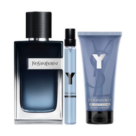 Yves-Saint-Laurent-(YSL)-Y-3-Pcs-Gift-Set-EDP-100ml-SG-50ml-Mini-10ml-bottle