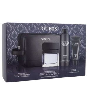 Guess-Seductive-Homme-4-Pcs-Gift-Set-100ml-EDT-226ml-BS-100ml-SG-Pouch-Bag