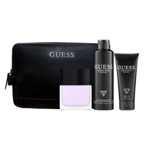 Guess-Seductive-Homme-4-Pcs-Gift-Set-100ml-EDT-226ml-BS-100ml-SG-Pouch-Bag-Bottle