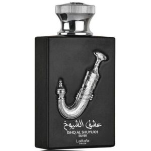 Lattafa-Ishq-Al-Shuyukh-Silver-EDP-for-Men-100ml-Bottle