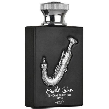 Lattafa-Ishq-Al-Shuyukh-Silver-EDP-for-Men-100ml-Bottle